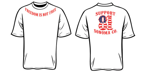 Mens T-Shirt - Freedom Is Not Free Support 81