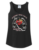 Womens Tank Top - Heart w/ Crown Support 81 - Ladies Tank Top