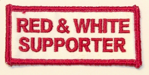 Patch - Red & White Supporter Patch