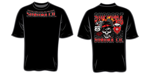 Mens T-Shirt - 101 Sonoma County Support 81